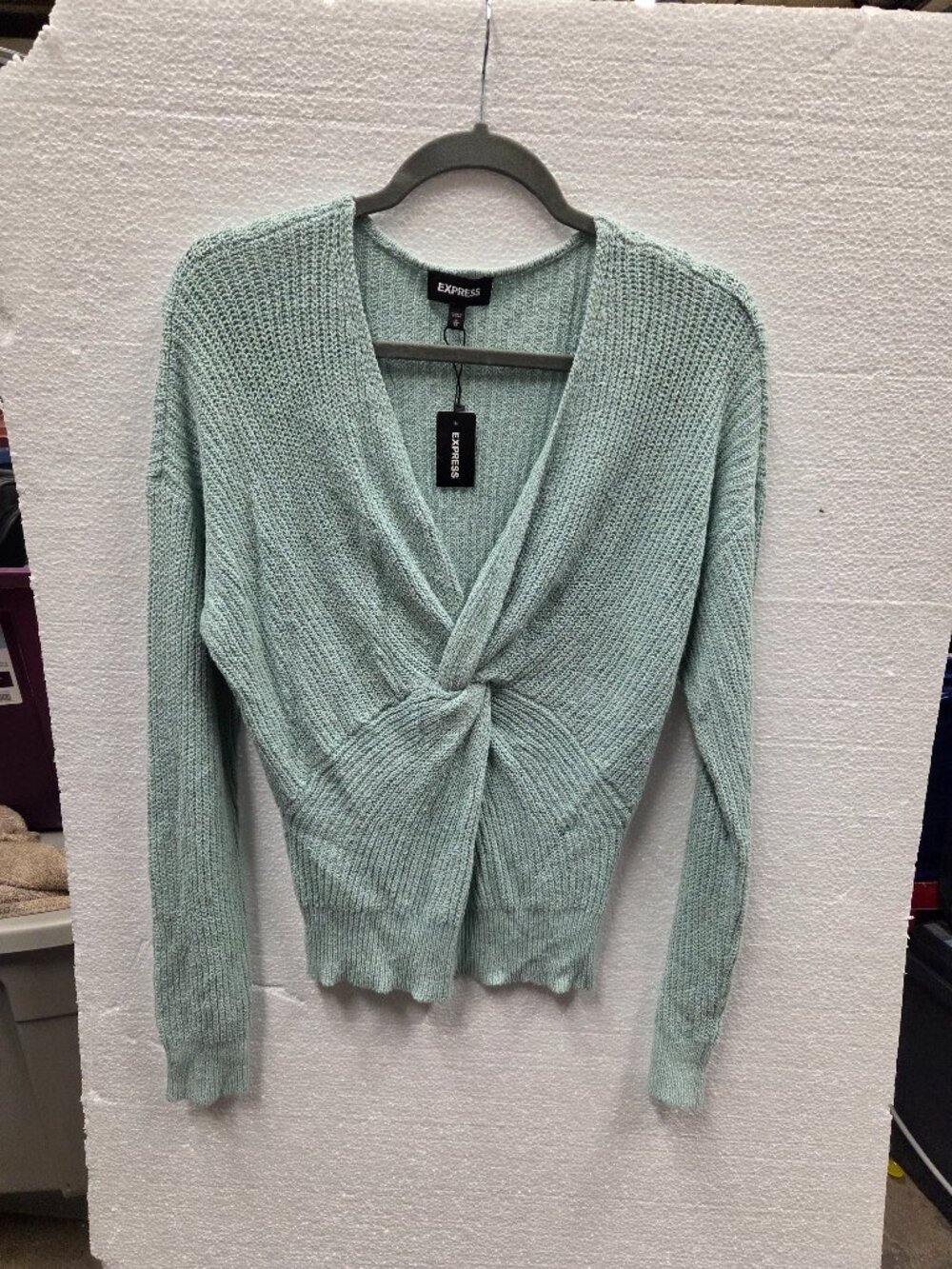 new medium knitted top from express